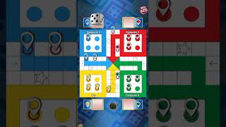 Ludo king game with 2 players  Ludo king game play ludo shortvideoviralshorts ytshortsytviral [upl. by Eppillihp]