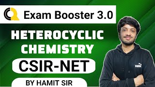 Heterocyclic Chemistry CSIR NET JUNE 2023  Exam booster 30  Part 01 Quanta Chemistry Classes [upl. by Anecusa895]