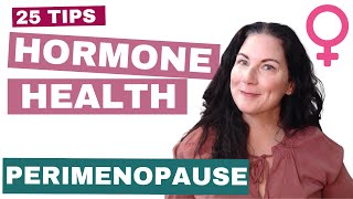 25 Powerful Perimenopause Health Strategies To Start Today [upl. by Ellette]