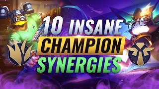 10 INSANE Champ Synergies YOU SHOULD EXPLOIT  League of Legends [upl. by Cia]