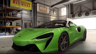 【CSR2】 McLaren Artura spider Shift amp tune for 773x [upl. by Satsoc285]