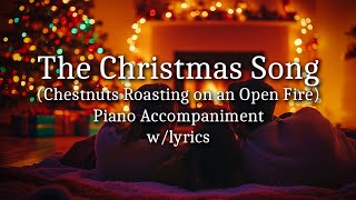 The Christmas Song Style of Hannah Maurine Piano Instrumental Karaoke [upl. by Noella944]