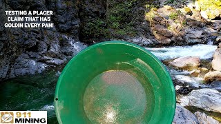 Gold Panning A Creek Loaded With Gold amp Other Surprises [upl. by Leirza]