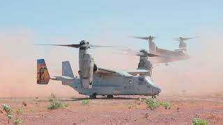 US Marines conduct Rehearsal for Predators Run in Australia [upl. by Asirrac]