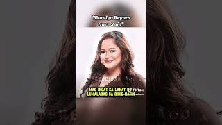 Manilyn reynes Once said [upl. by Venezia]