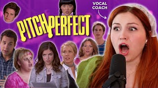 Vocal coach reacts to PITCH PERFECT [upl. by Aloek419]