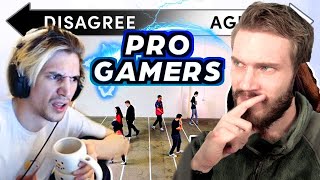 Streamers amp PewDiePie react to quotDo All Pro Gamers Think The Samequot by Jubilee xQc Pokimane Mizkif [upl. by Akinek871]