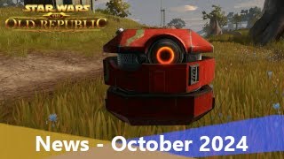 SWTOR News Roundup for October 2024 [upl. by Emoraj]