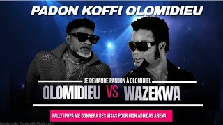 FELIX WAZEKWA Je demande PARDON à KOFFI OLOMIDIEU mon comportement était inacceptable [upl. by Kimon870]