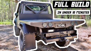 My DIY custom steel tray build on a old 4WD [upl. by Corny]