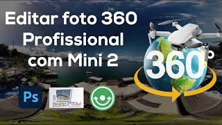 Editar foto 360 maior nitidez DJI Mini 2 [upl. by Analeh]