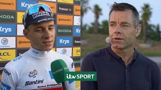 Its nice to hit back at the critics  Remco Evenepoel after Tour de France  Full Reaction [upl. by Noicnecsa]