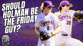 LSU Baseball  Should Luke Holman Replace Thatcher Hurd as the Friday Starter [upl. by Roda244]