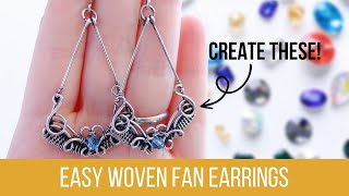 DIY Wire Weave Earrings Easier Than You Think [upl. by Nam]