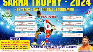 SARNA TROPHY 2024 FIXTUREFOOTBALL FIXTURE UPDATE jsaleague2024 sportskongo fixture sarnatrophy [upl. by Stauffer]