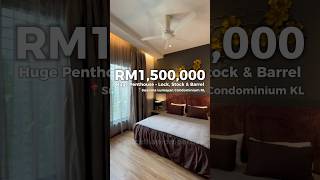 Huge penthouse with KL city view housetour [upl. by Nosreve]