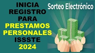 Soy Docente INICIA REGISTRO PARA PRESTAMOS PERSONALES ISSSTE 2024 [upl. by Kuska]