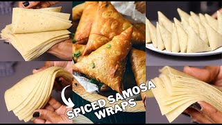 The Easiest method to make Samosa wraps Spiced Samosa Wraps [upl. by Ecneralc]