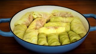 Stuffed Cabbage rolls Recipe Cabbage Dolma [upl. by Tasiana223]