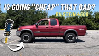 Initial review of Bilstein 4600s on my First Gen Tundra [upl. by Thalia]