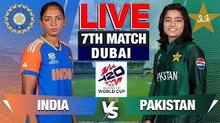 🔴Live India Women vs Pakistan Women 7th Match  Live Cricket Score amp Commentary [upl. by Nirrek]