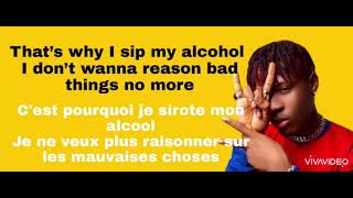 ALCOHOL  JOEBOY LYRICS TRADUCTION FRANÇAISE [upl. by Bergin34]