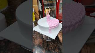 Chalo Aj Barbie Doll Cake Bana Te Hai shorts cake dollcake [upl. by Atiruam492]