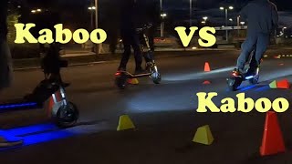 Kaboo vs Kaboo  okršaj električnih romobila na poligonu [upl. by Dorry388]