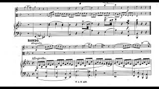 W A Mozart  quotKegelstattquot Trio in E flat KV 498 wscore [upl. by Lammond]