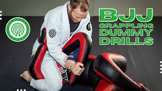 BJJ Grappling Dummy Solo Training Drills  Kimura Attacks with Steve Campbell [upl. by Ferneau]