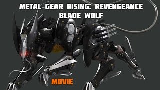 Metal Gear Rising Revengeance  Blade Wolf Game Movie Cutscenes No Commentary [upl. by Eelinej]