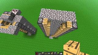 How To Make a Redstone Elevator in Minecraft 152 [upl. by Refynnej87]