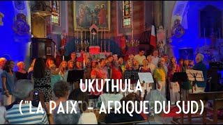 Ukuthula Afrique du Sud  chœur des stagiaires dOrfées le 16 Août 2024 [upl. by Brand]