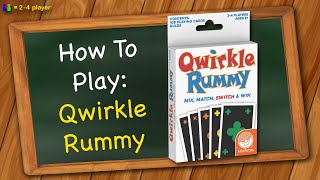 How to play qwirkle cards [upl. by Akihsat]