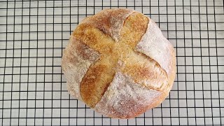 Overnight Country Bread [upl. by Ahsiled546]