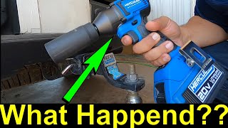 What Happened NEW Hercules 12 Impact Wrench HCB84B 57563 [upl. by Jarlath23]