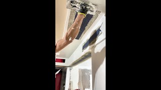 👷Painter Applying putty  Puttying for renovation putty 241112 [upl. by Levenson]