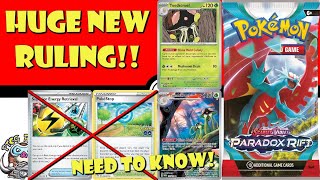 Huge New Pokémon TCG Rulings You NEED to Know About Toedscruel Changes Things Pokemon TCG News [upl. by Adnohsor]