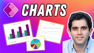 CHART Controls in Power Apps  Line Column and Pie Charts [upl. by Trotta]