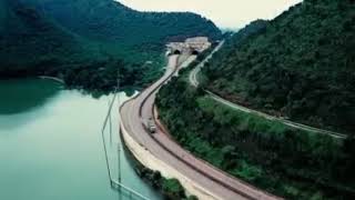 Hospet tunnel road tunnel overview Tb dam back view [upl. by Elita]