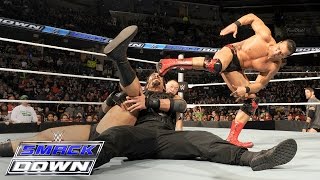 Roman Reigns amp Dean Ambrose vs Alberto Del Rio amp Rusev SmackDown Feb 4 2016 [upl. by Elle324]