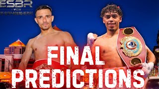 quotLOPEZ STOPS LEO LATEquot Luiz Alberto Lopez vs Angelo Leo Final Predictions [upl. by Durrej490]