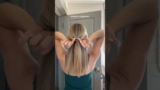 Hairstyle for straight hair easyhairstyles hairtutorial straighthair shorthairstyles [upl. by Liesa]