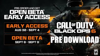 How To PreDownload The Black Ops 6 Beta PS5 Xbox PC [upl. by Christi]