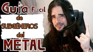 Identifica los SUBGÉNEROS del METAL con estos Simples Pasos [upl. by Mccully666]