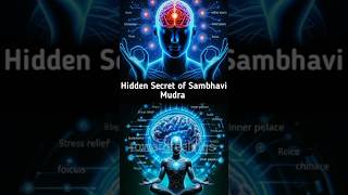 Hidden secret of shambhavi mudra shorts [upl. by Stodder]