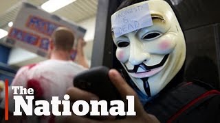 Anonymous follows through on a threat [upl. by Bashee572]