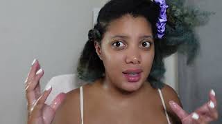 Pre poo hair treatment using Coconut oil  Natural hair South African YouTuber [upl. by Arraek]