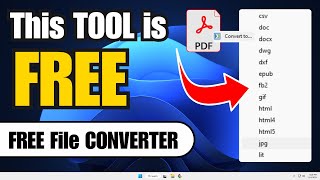 🔥FREE File Converter TOOL Every Windows USER Must Have [upl. by Laemaj5]