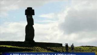 Isla de Pascua se prepara para el eclipse de Sol [upl. by Enerual]